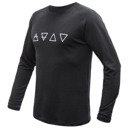 Herren-Funktionsshirt Sensor Merino Blend Elements black schwarz Black