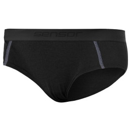Höschen Sensor Merino Wool Active schwarz Black