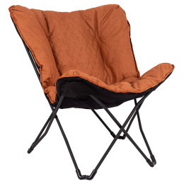 Campingstuhl Bo-Camp Butterfly Himrod L braun/orange Clay
