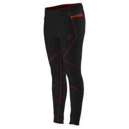 Damen-Leggings La Sportiva Primal Pant W schwarz/rot Black/Cherry Tomato