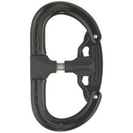 Karabiner AustriAlpin Fifty-Fifty Autolock schwarz black