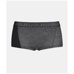 Damen Funktionsshorts Ortovox 150 Essential Hot Pants W grau/schwarz Black Raven Blend
