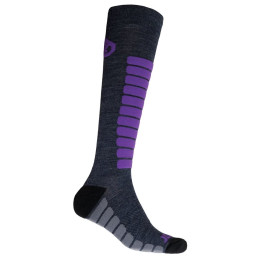 Kniestrümpfe Sensor Zero Merino grau/lila