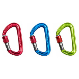 Karabiner Ocún Hawk Screw 3 pack rot