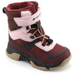 Kinder Winterschuhe Alpine Pro Nero rot anemone