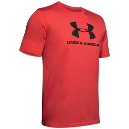 Herren-T-Shirt Under Armour Sportstyle Logo SS rot red