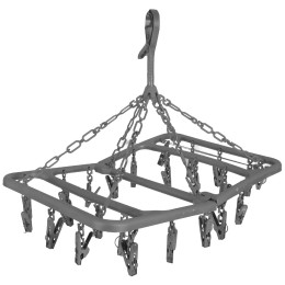 Wäscheständer Bo-Camp Drying carousel foldable 24 grau