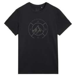 Herren-T-Shirt 4F Tshirt M3138 schwarz DEEP BLACK