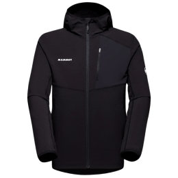Herren Funktions-Sweatshirt Mammut Madris Light ML Hooded Jacket Men schwarz black
