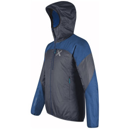 Herrenjacke Montura Vertigo Hybrid Hooded Jacket blau/dunkelgrau Graphite Blue/B.Blue