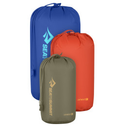 Packsack Sea to Summit Lightweight Stuff Sack Set 3, 5, 8L blau/grün Burnt Olive, Spicy Orange, Surf the Web