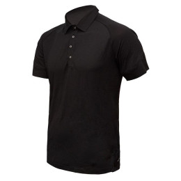 Herren-Funktionsshirt Sensor Merino Active Polo schwarz Black