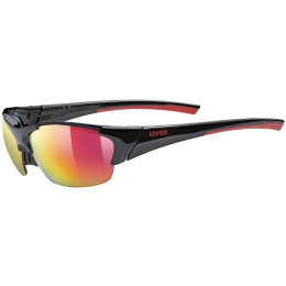 Sonnenbrille Uvex Blaze III schwarz/rot Black Red/Mirror Red (2316)