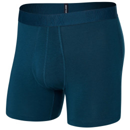 Boxershorts Saxx Droptemp Cooling Cotton Boxer Brief Fly dunkelblau Deep Ocean