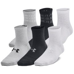 Kindersocken Under Armour Yth UA Essential 6Pk Qtr Black