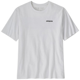 Herren-T-Shirt Patagonia P-6 Logo Responsibili Tee weiß White