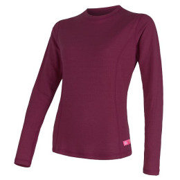 Damen-T-Shirt Sensor DF Merino Wool Langarm lila Lilla