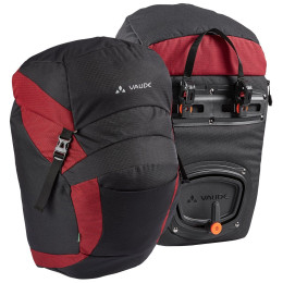 Fahrradtasche Vaude OnTour Front schwarz/rot black/carmine