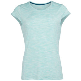 Damen-T-Shirt Regatta Hyperdimension II weiß/blau Bleached Aqua