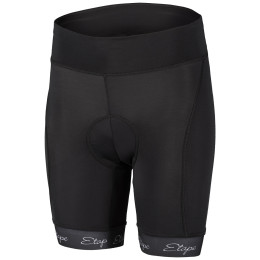 Damen-Radlerhose Etape Sara schwarz Black