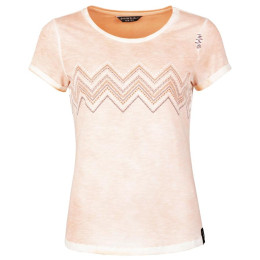 Damen-T-Shirt Chillaz Ötztal Zigzag Ornament korallenfarbe coral washed