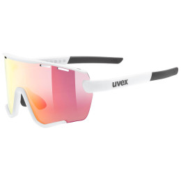 Sonnenbrille Uvex Sportstyle 236 Small Set weiß White Mat / Mirror Red