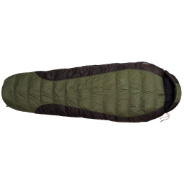 Daunenschlafsack Warmpeace Viking 600 170 cm grün/schwarz Olive/Gray/Black