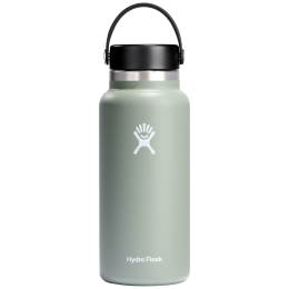Thermoflasche Hydro Flask Wide Mouth 32 oz hellgrau agave