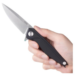 Klappmesser Acta non verba Z300 BB Stonewash/Dural/Liner Lock schwarz black