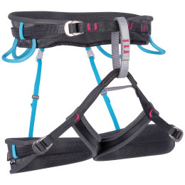 Damen Klettergurt Camp Aurora schwarz/blau Black / Light blue