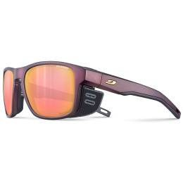 Sonnenbrille Julbo Shield M Polar 3CF weinfarbe burundy/gold