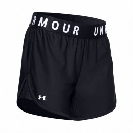 Damenshorts Under Armour Play Up 5in Shorts schwarz Black/Black/White