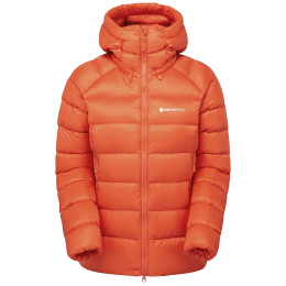 Damen-Winterjacke Montane Fem Anti-Freeze Xt Hoodie orange TIGERLILY