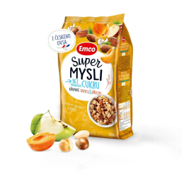 Müsli Emco Super Müsli ohne Zuckerzusatz Früchte und Nüsse 500 g