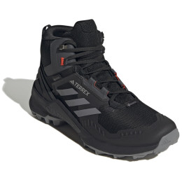 Wanderschuhe Adidas Terrex Swift R3 Mid GTX schwarz/grau Cblack/Grethr/Solred