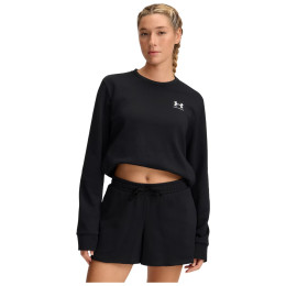 Damen-Sweatshirt Under Armour Rival Terry Crew schwarz Black / / White