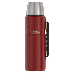 Thermokanne Thermos Style 1,2l rot/silber rustic red