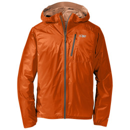 Herrenjacke Outdoor Research Helium II orange/grau Ember/Charcoal