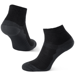 Socken Zulu Merino Lite schwarz/grau black/grey