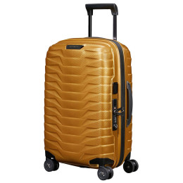 Reisekoffer Samsonite Proxis Spinner 55 EXP Width gold Honey Gold