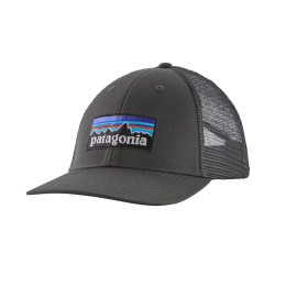 Baseballmütze Patagonia P-6 Logo LoPro Trucker Hat grau Forge Grey