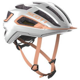 Fahrradhelm Scott Arx Plus beige/weiß white/rose beige