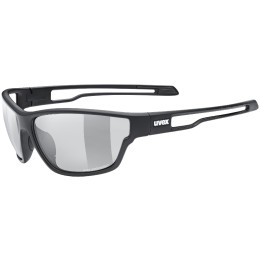 Sonnenbrille Uvex Sportstyle 806 Vario schwarz Black Mat (2201)