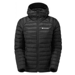 Damen-Winterjacke Montane Fem Anti-Freeze Hoodie schwarz Black