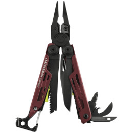 Multitool Leatherman Signal rot Crimson