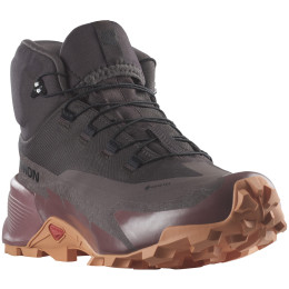 Damen Trekkingschuhe Salomon Cross Hike 2 Mid Gore-Tex schwarz/rosa Shale / Wild Ginger / Coral Gold