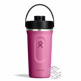 Thermoflasche Hydro Flask 24 Oz Insulated Shaker (710 ml) rosa/rot reef