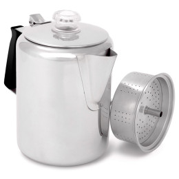 Kaffeemaschine GSI Outdoors Glacier Stainless 6 Cup silber