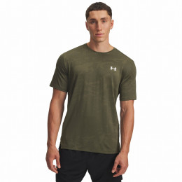 Herren-T-Shirt Under Armour Tech Vent Jacquard Ss dunkelgrün MarineODGreen/White