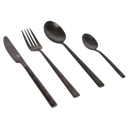 Besteckset Bo-Camp 16 Piece Cutlery Set Ballona schwarz